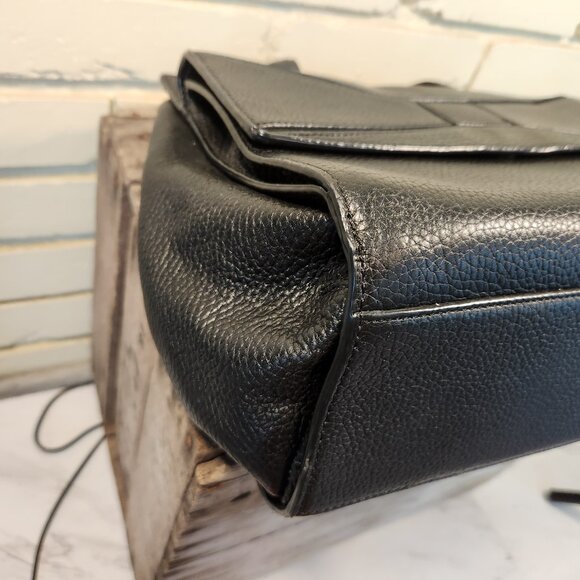 Like New Kate Spade Black Leather Francisa Bridge Place Shoulder Bag Purse - Picture 9 of 13